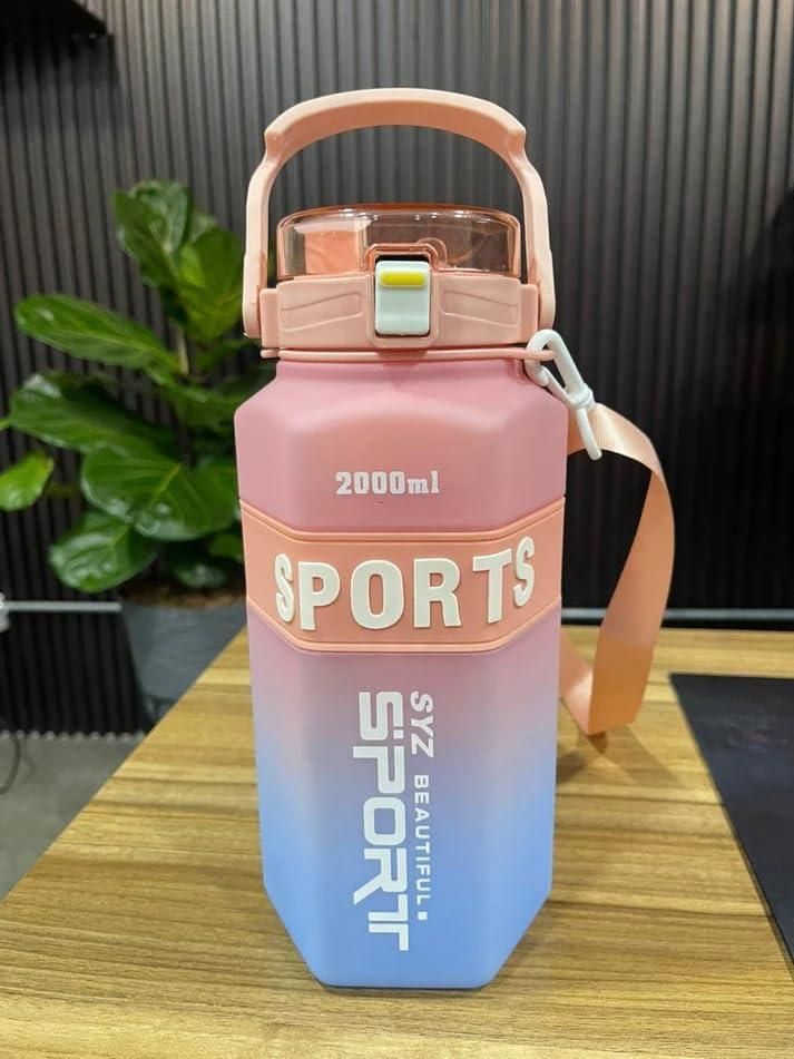 Munafa 2 Litre Trendy Water Bottle with Sipper