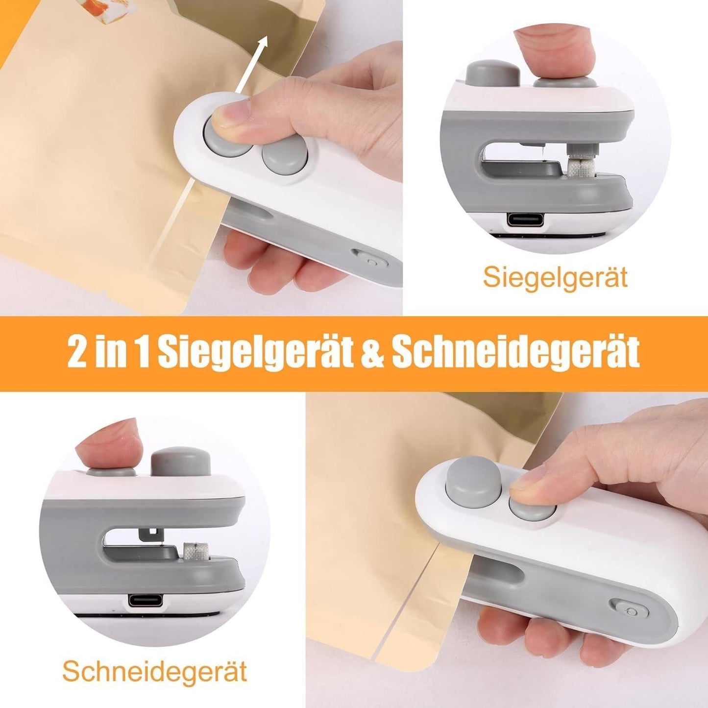 Munafa Portable Mini Packet Sealing Machine