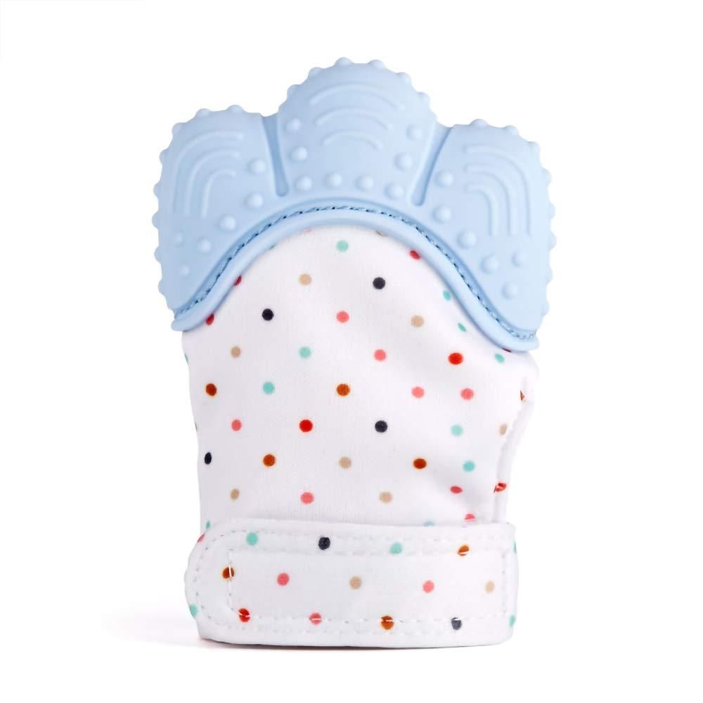 Munafa Self-Soothing Pain Relief Teething Glove for Teething Babies