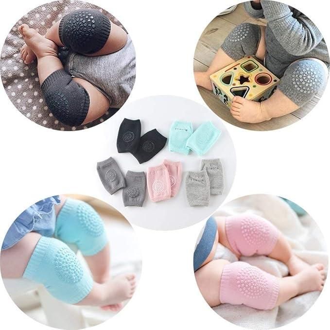 Munafa Soft Baby Knee Pad For Safety Crawling (2 Pair)