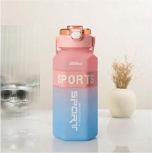 Munafa 2 Litre Trendy Water Bottle with Sipper