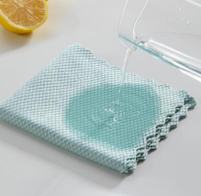 Munafa Fish Scale Cloth For Cleaning Window Glass/Bowl(Pack of 6)