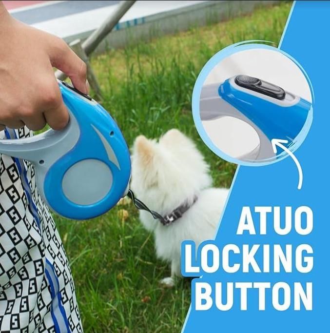 Munafa Pet Walking Leash With Anti-slip Handle