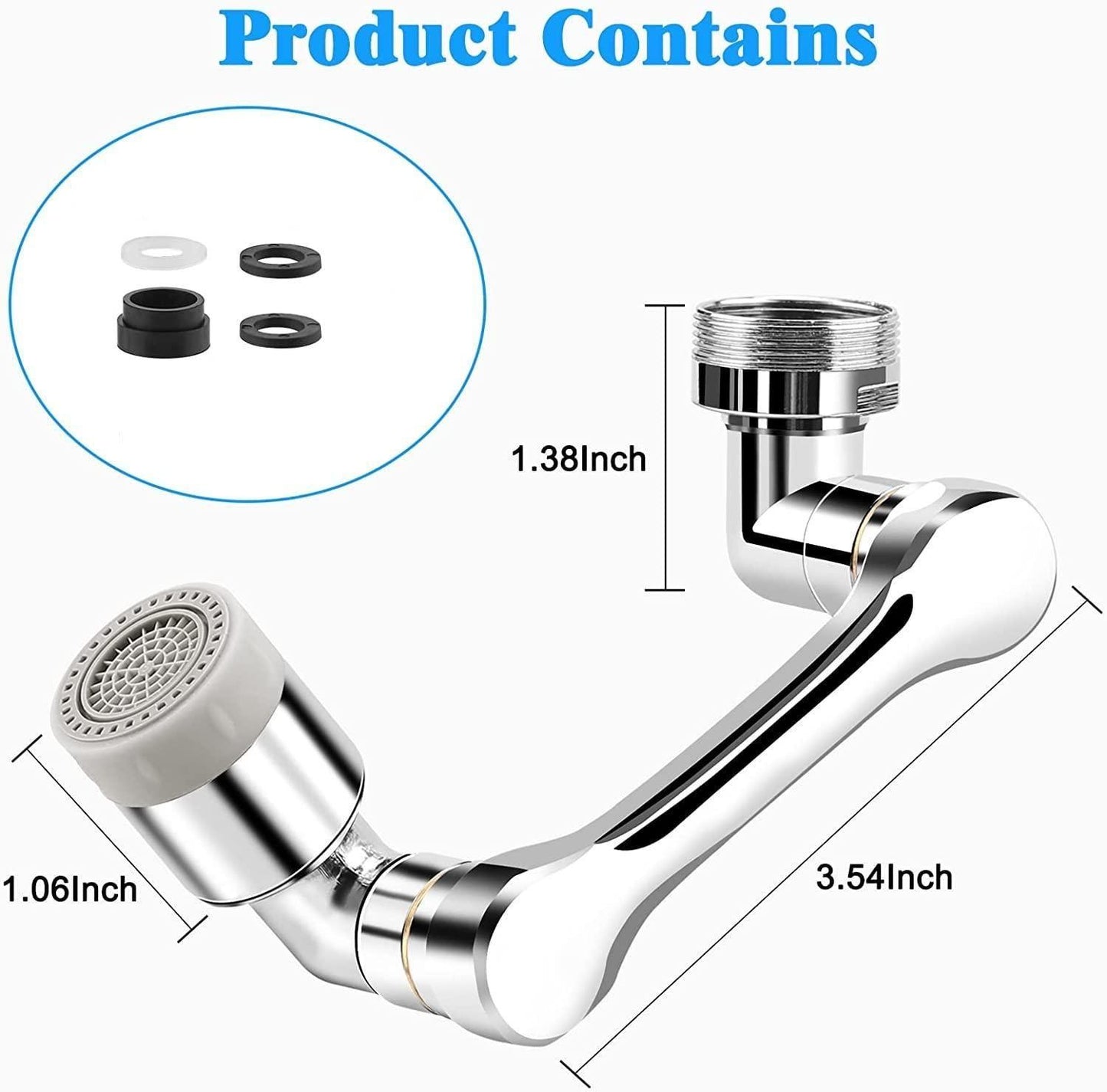 Munafa Rotating Faucet - Universal Splash Filter Faucet