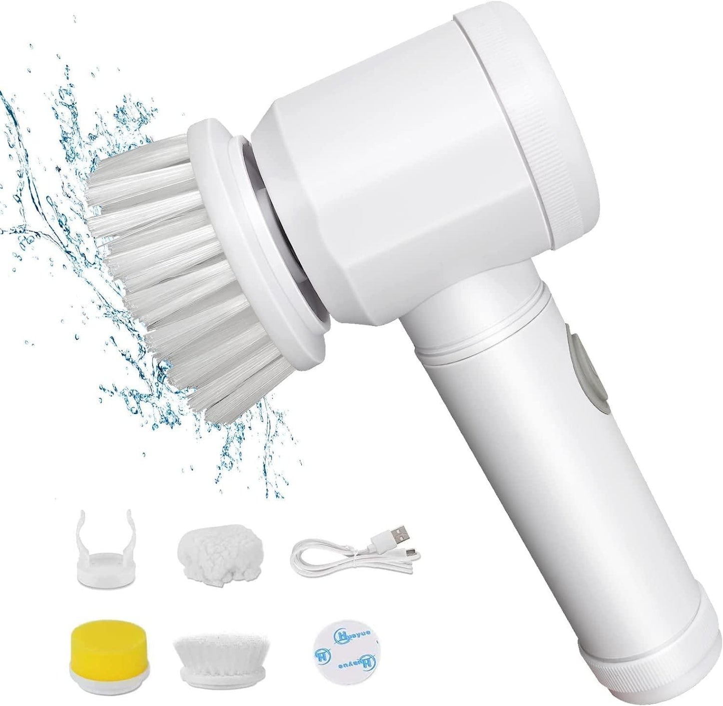 Munafa 5 in 1 Handheld Bathroom Cleaning Brush