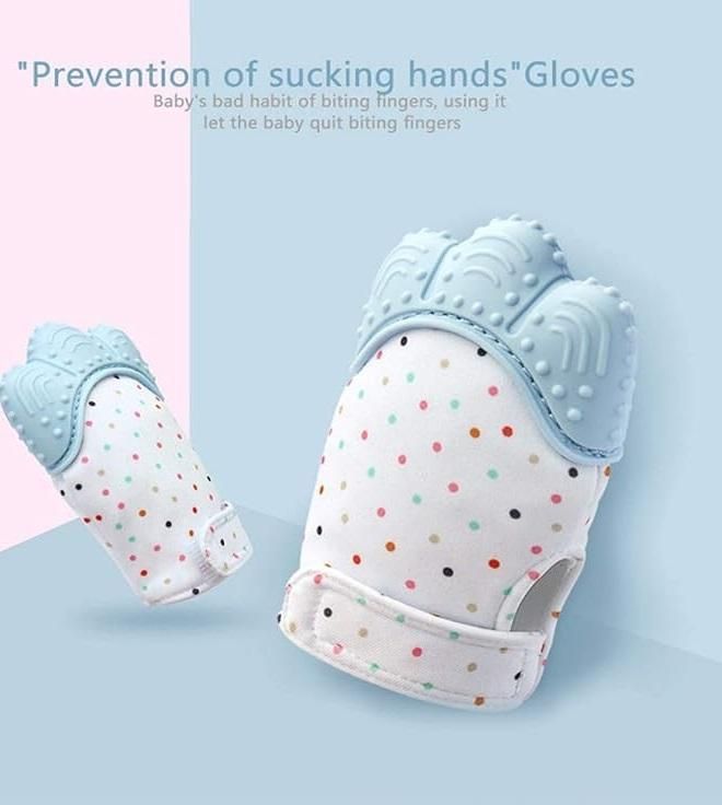 Munafa Self-Soothing Pain Relief Teething Glove for Teething Babies