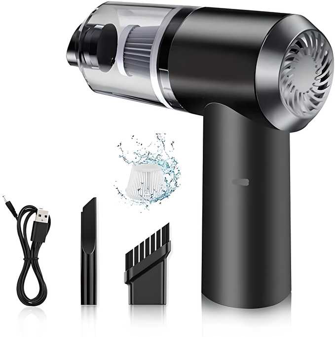 Munafa Wireless Vacuum Suction Cleaner & Portable Air Duster