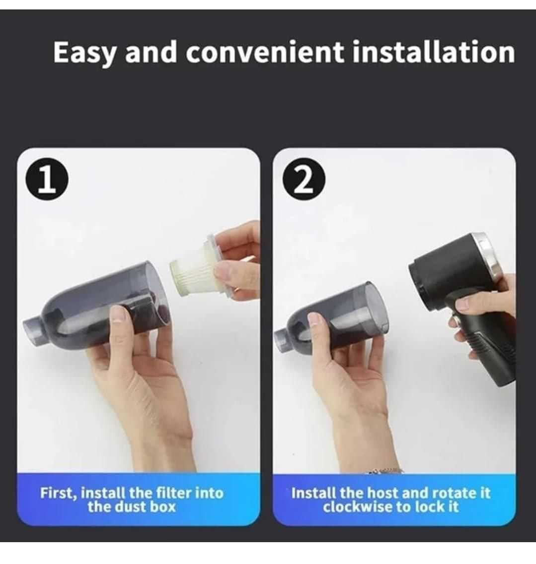 Munafa Wireless Vacuum Suction Cleaner & Portable Air Duster