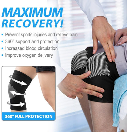 Munafa Knee Compression Sleeve Support for Men & Women