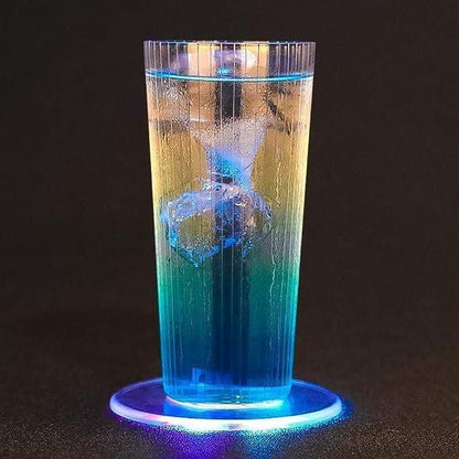 Munafa Colourful LED Coasters for Drinks, Pack of 1
