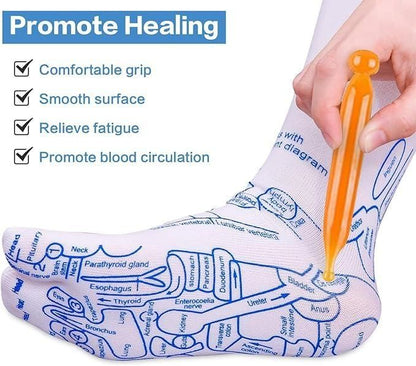 Munafa Acupressure Reflexology Socks For Pain Relief