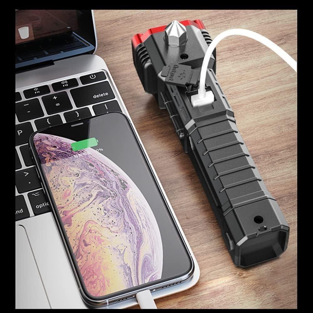 Munafa Multifunctional Work Portable LED Flashlight