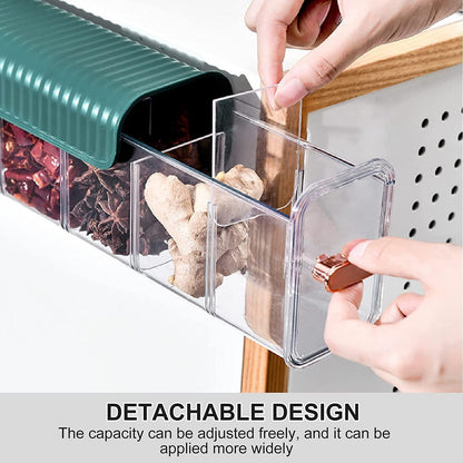 Munafa Wall Hanging Transparent Storage Box (Pack of 1) for Home Office, Kitchen and Bathroom.