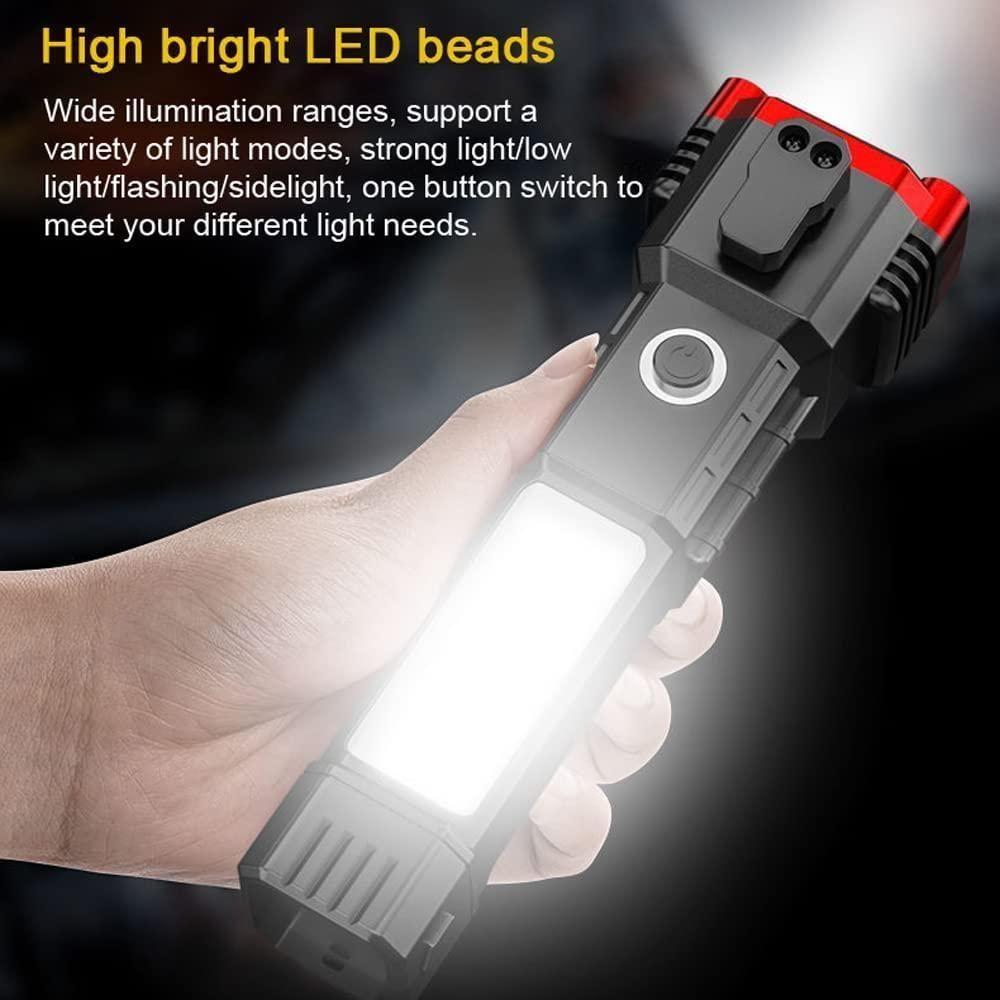 Munafa Multifunctional Work Portable LED Flashlight