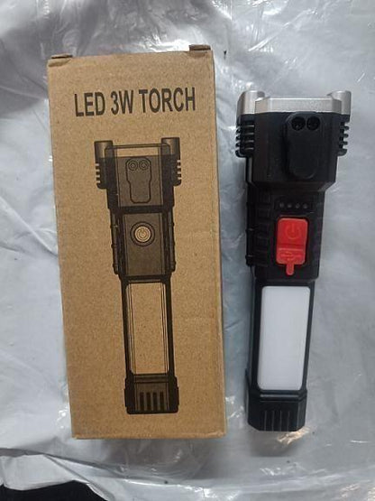 Munafa Multifunctional Work Portable LED Flashlight