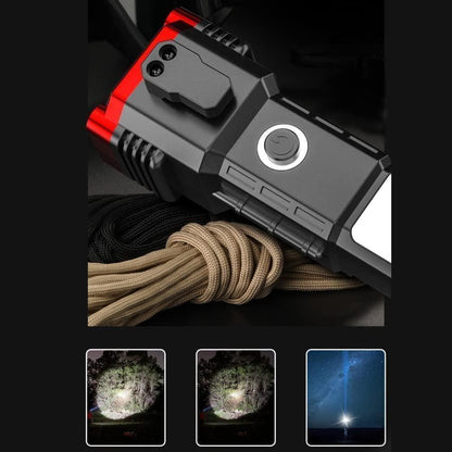 Munafa Multifunctional Work Portable LED Flashlight