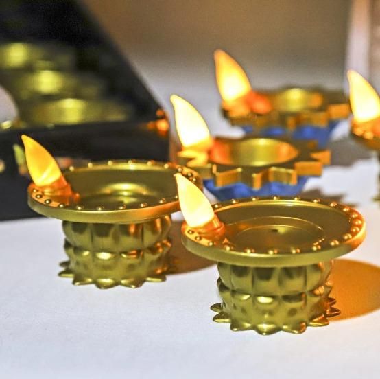 Munafa Water Pouring  Diya Led Light