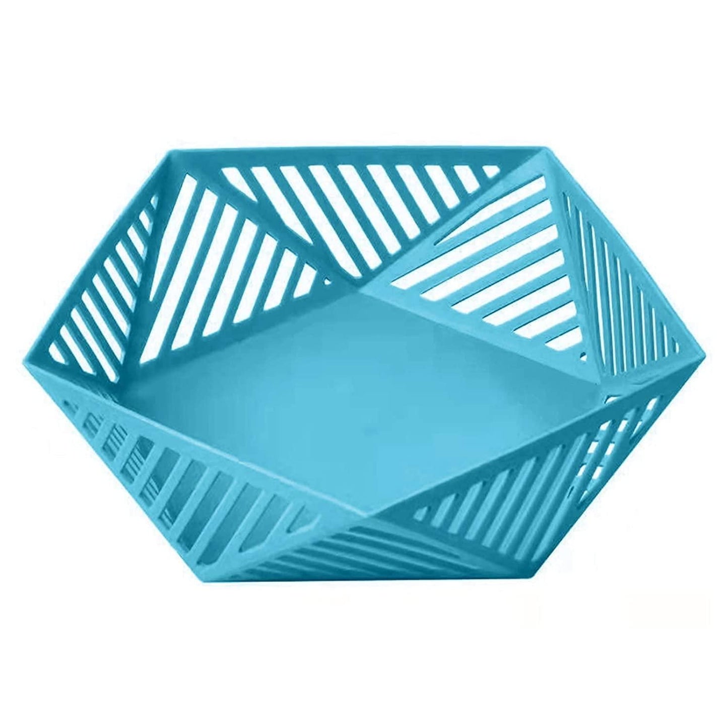 Munafa Trendy Geometric Design Fruit Bowl for Kitchen