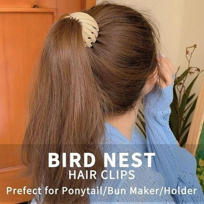 Munafa Expandable Hair Clip or Bun Scrunchy (Pack of 2)