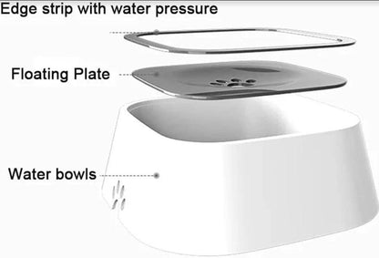 Munafa Pet Bowl Floating Anti-Overflow