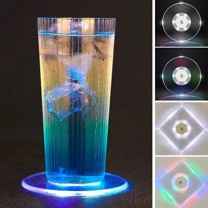 Munafa Colourful LED Coasters for Drinks, Pack of 1