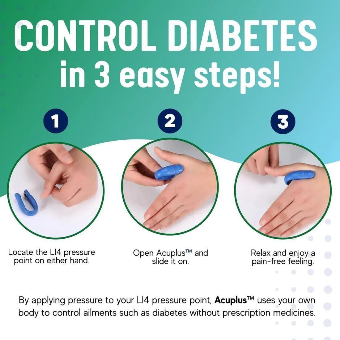 Munafa Sugar Control LI4 Acupressure Point Clip to Control Diabetes