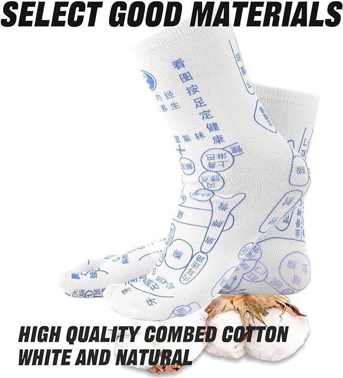 Munafa Acupressure Reflexology Socks For Pain Relief