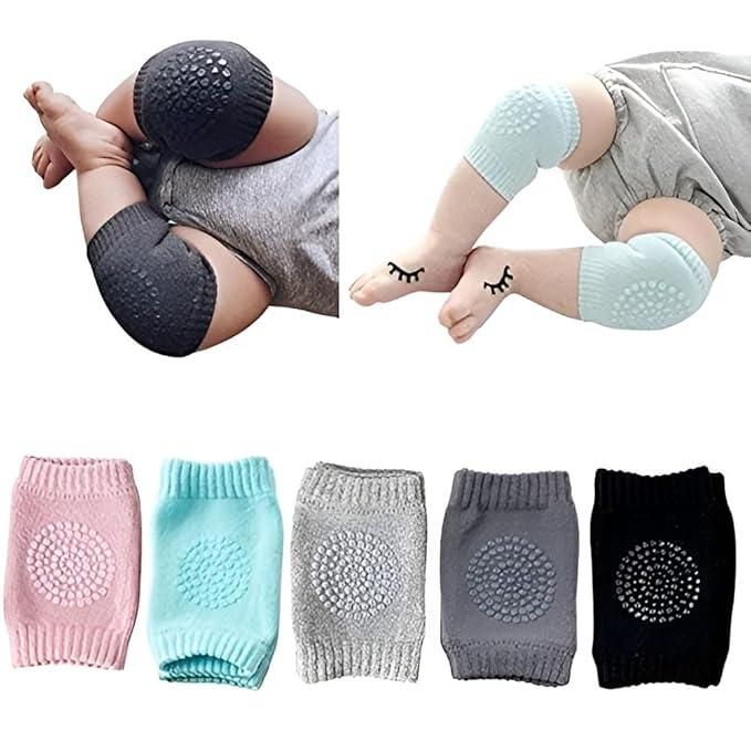 Munafa Soft Baby Knee Pad For Safety Crawling (2 Pair)