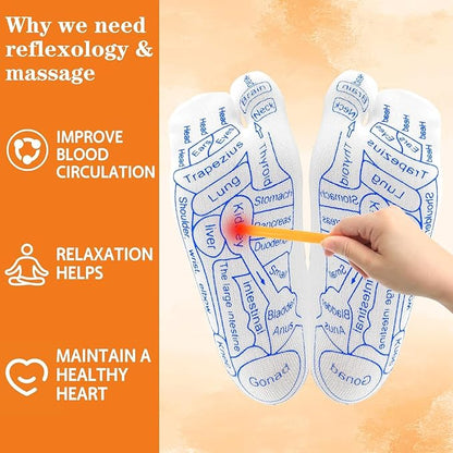 Munafa Acupressure Reflexology Socks For Pain Relief